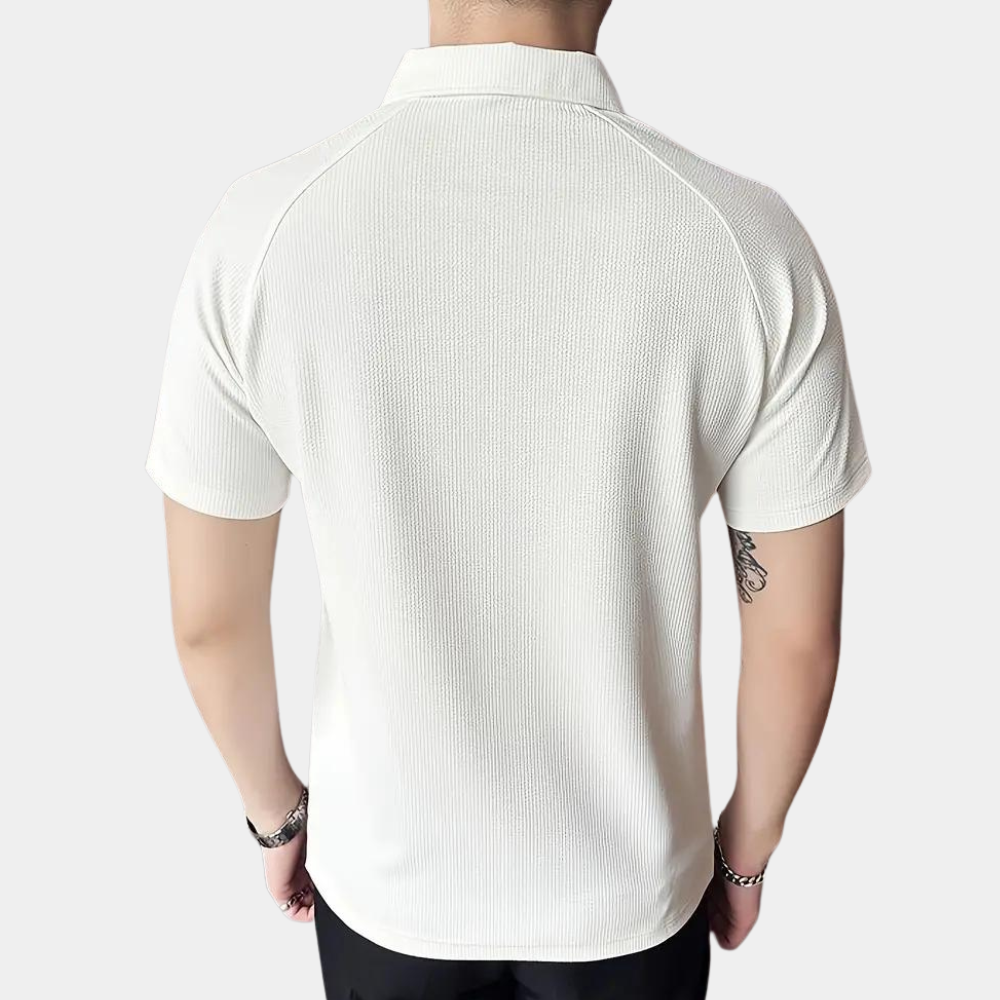 Lysias | Stijlvolle Ademend Poloshirt