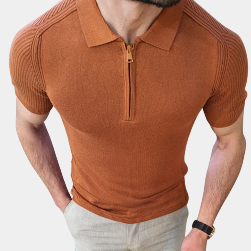 Lysias | Stijlvolle Ademend Poloshirt