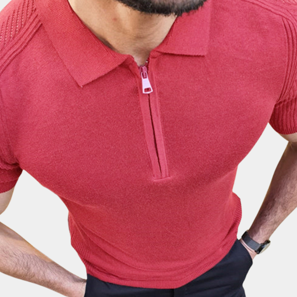 Lysias | Stijlvolle Ademend Poloshirt