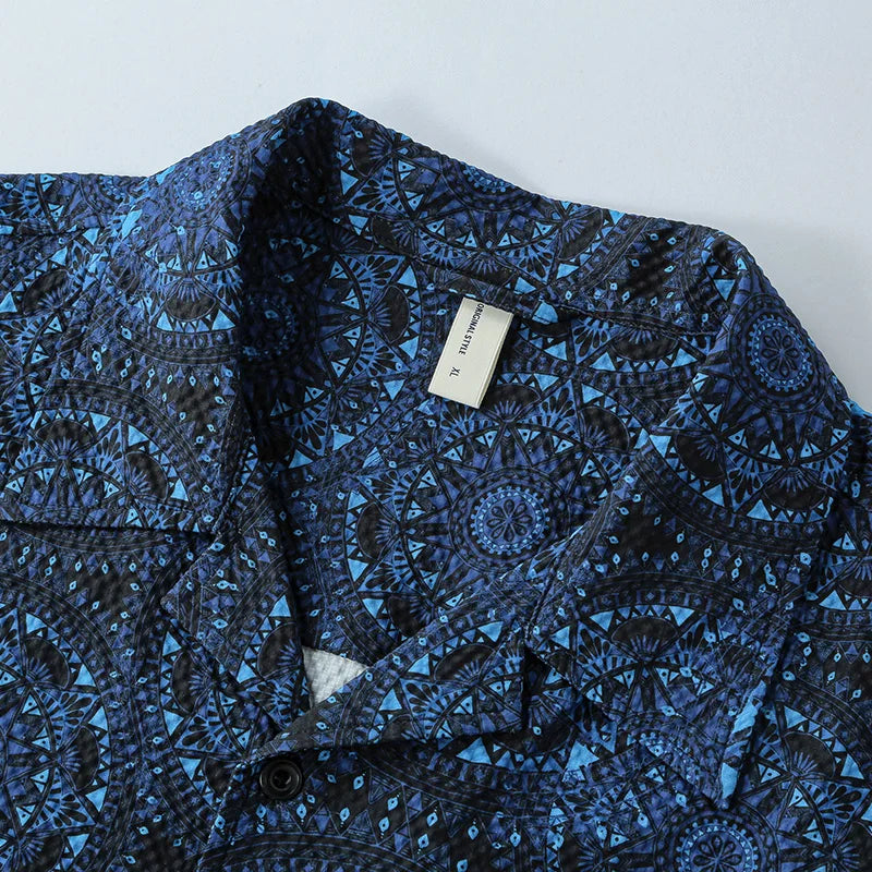 Dagan | Geometrisch Geprint Overhemd