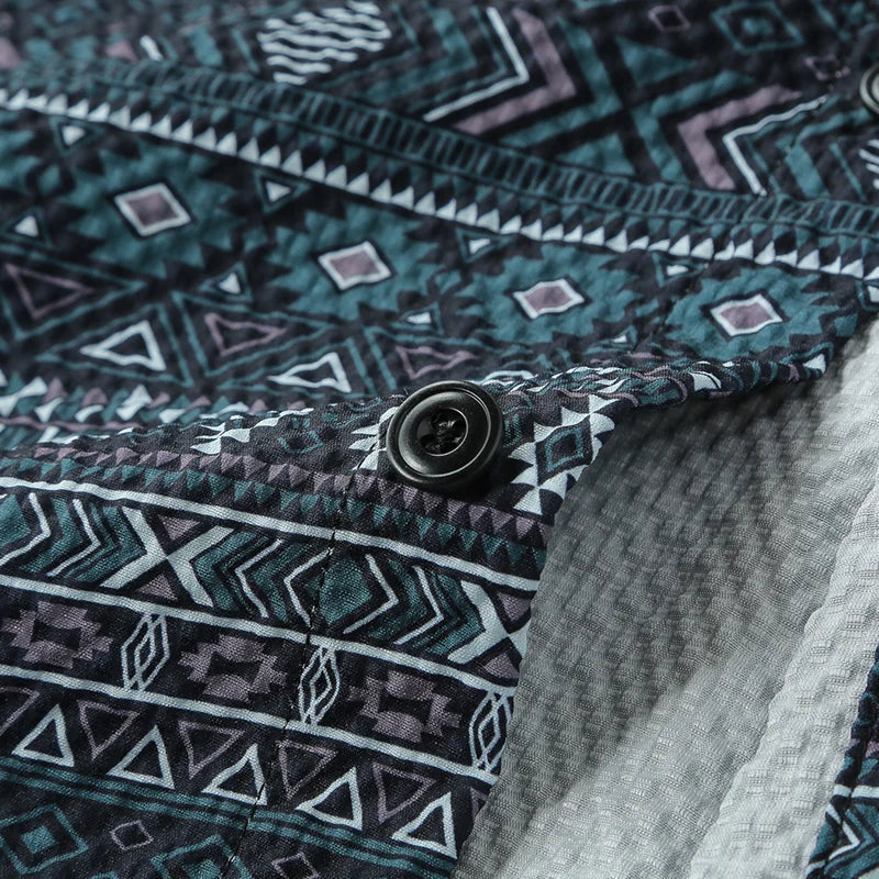Corrin | Trendy Aztec Print Overhemd