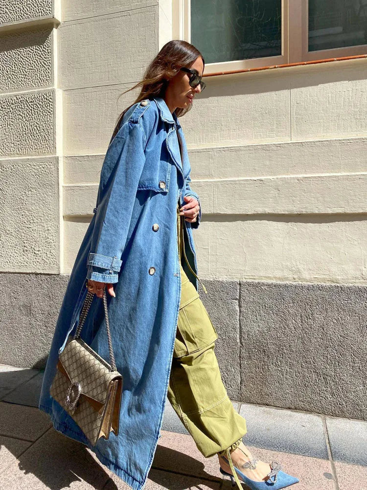 Laken | Stijlvolle Trenchcoat Met Ceintuur