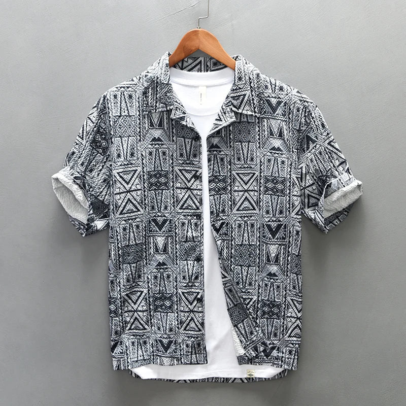 Arthen | Trendy Print Overhemd
