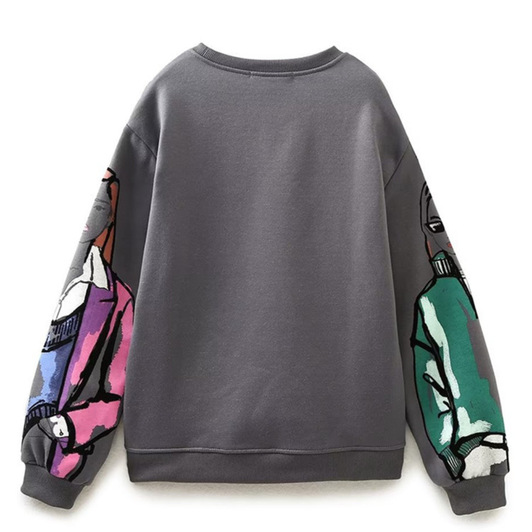 Emilieka | Trendy Grafische Sweatshirt