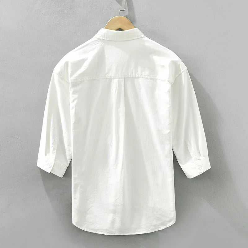 Ryland | Gestreepte Patchwork Overhemd
