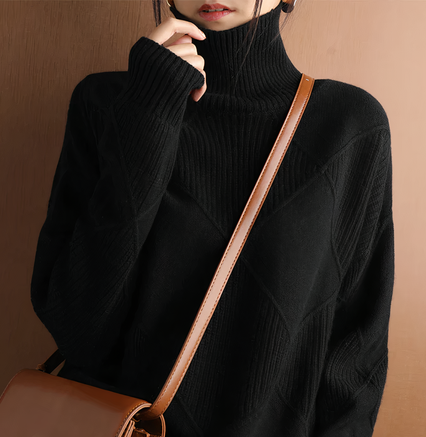 Laney | Trendy Gebreide Coltrui