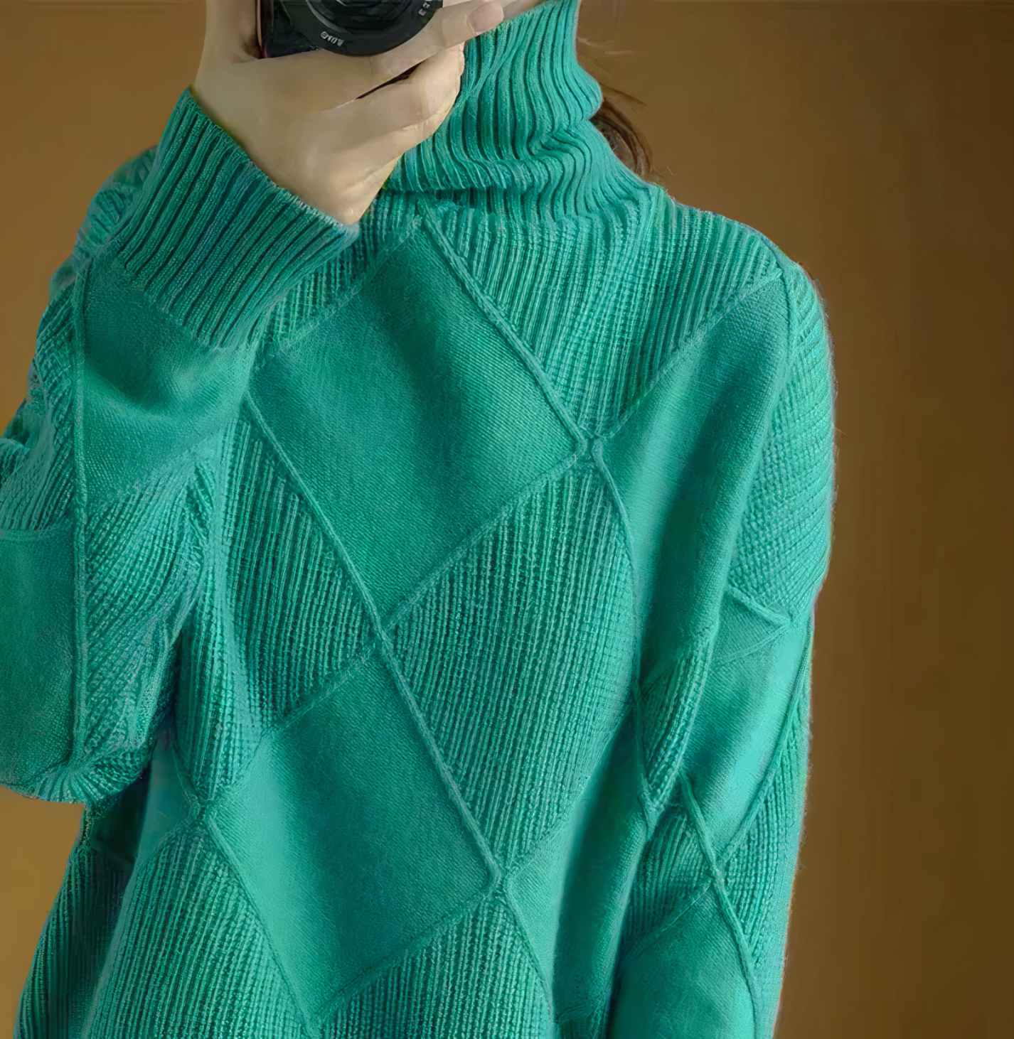 Laney | Trendy Gebreide Coltrui