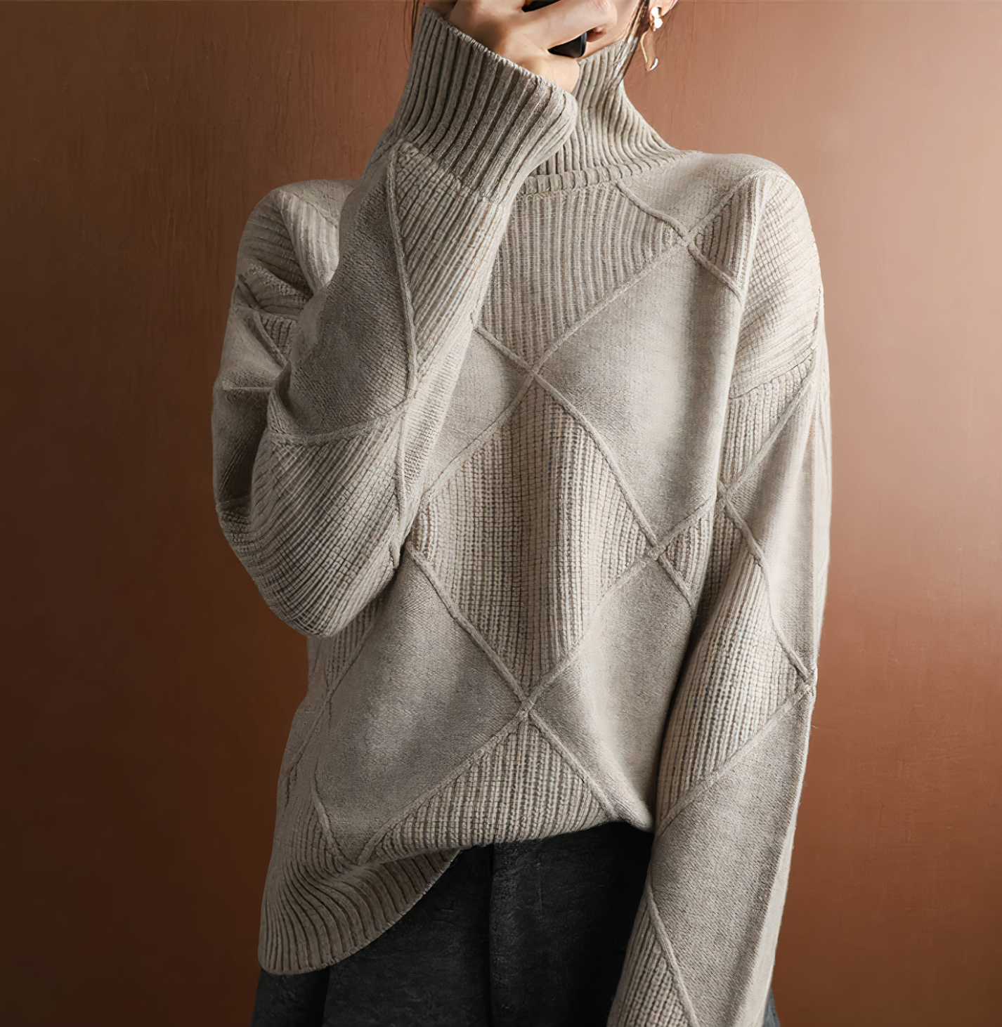 Laney | Trendy Gebreide Coltrui