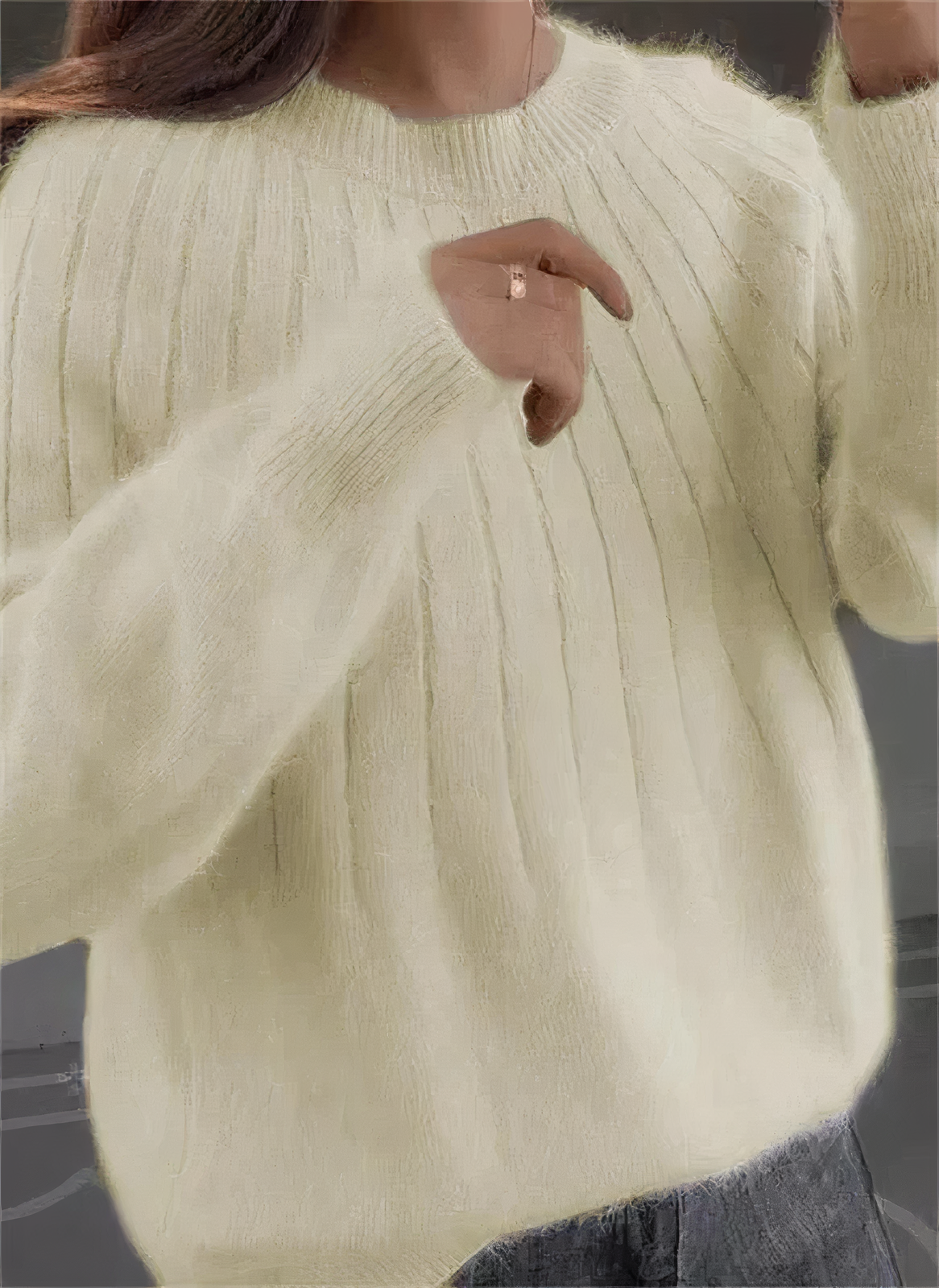 Winnie | Fluffy Gebreide Trui