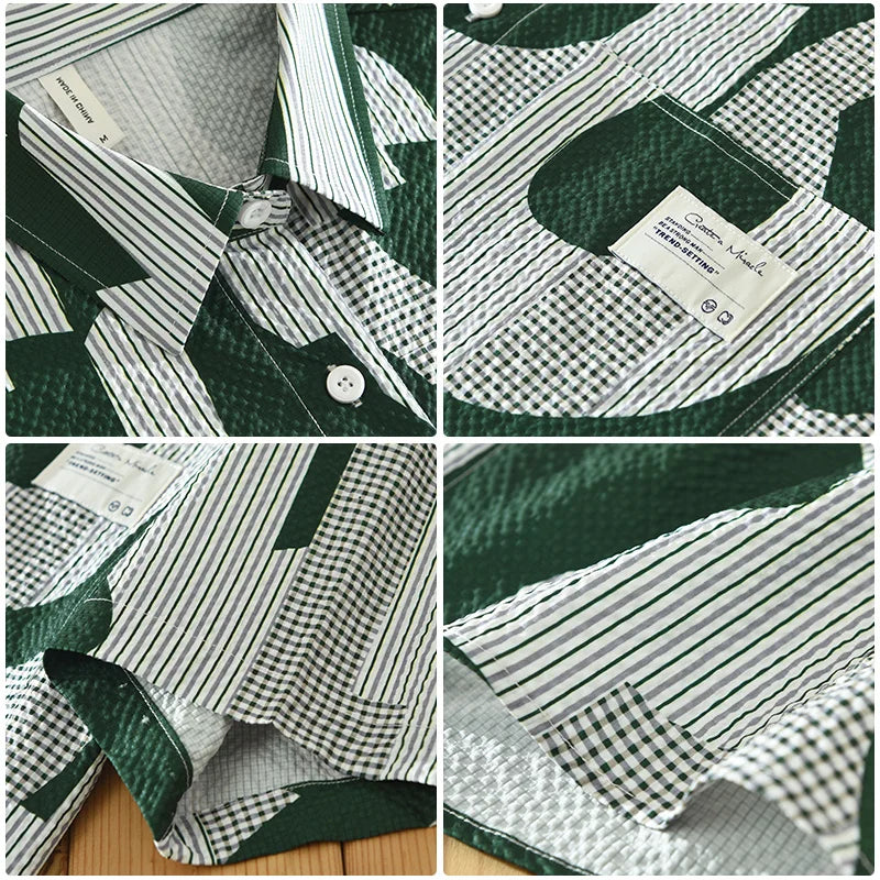 Eryndric | Ademend Abstract Print Overhemd