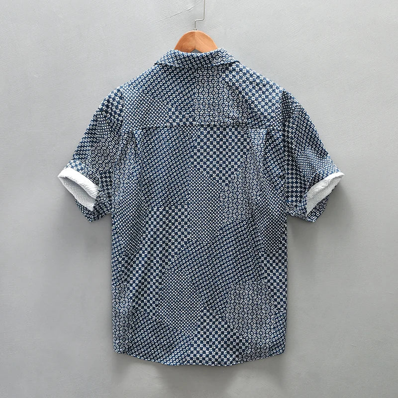 Caladon | Geometrisch Patronen Overhemd