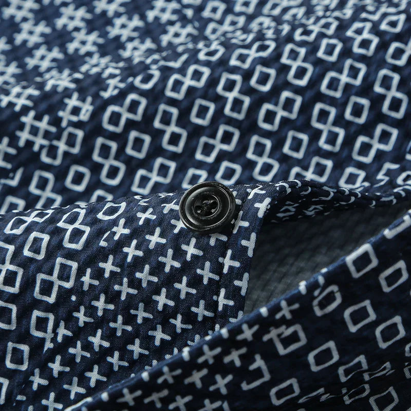 Caladon | Geometrisch Patronen Overhemd