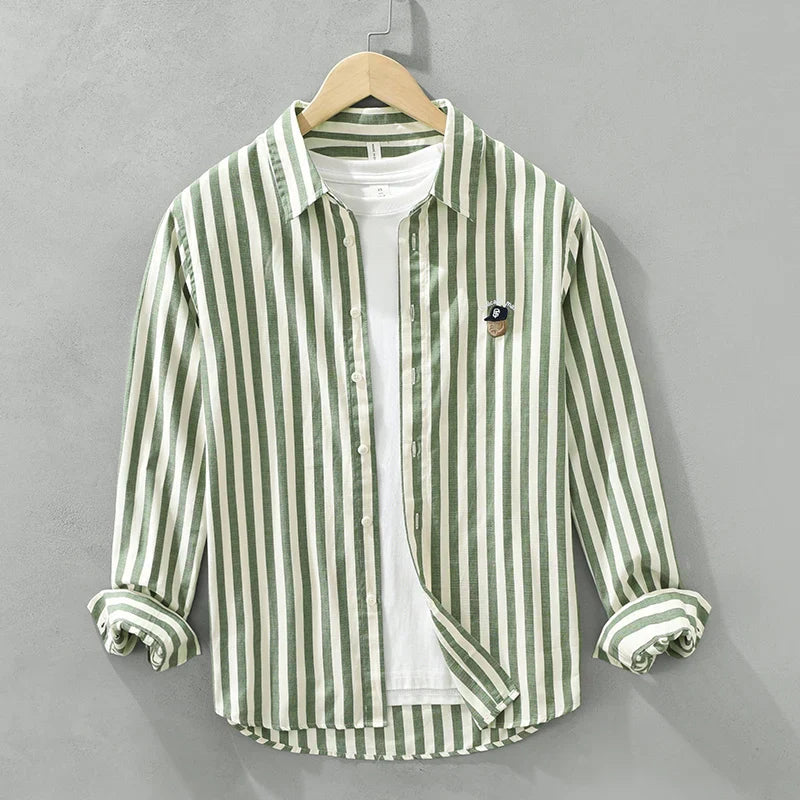 Quarion | Gestreept Casual Overhemd