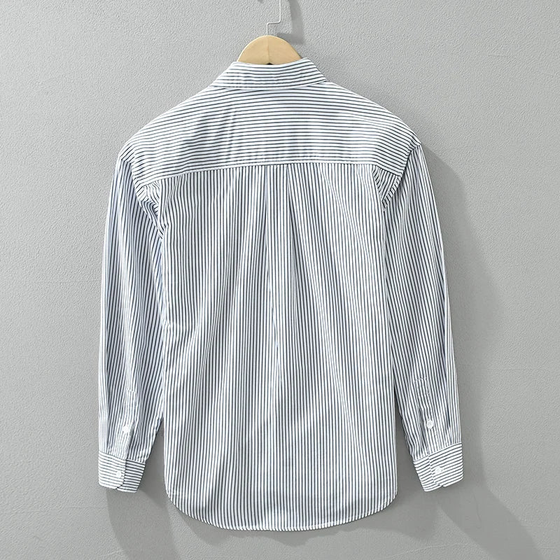 Quintros | Gestreept Patchwork Overhemd
