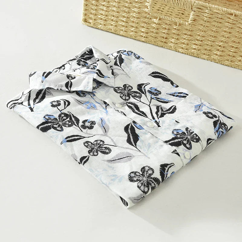 Leoric | Casual Overhemd Met Printdetails