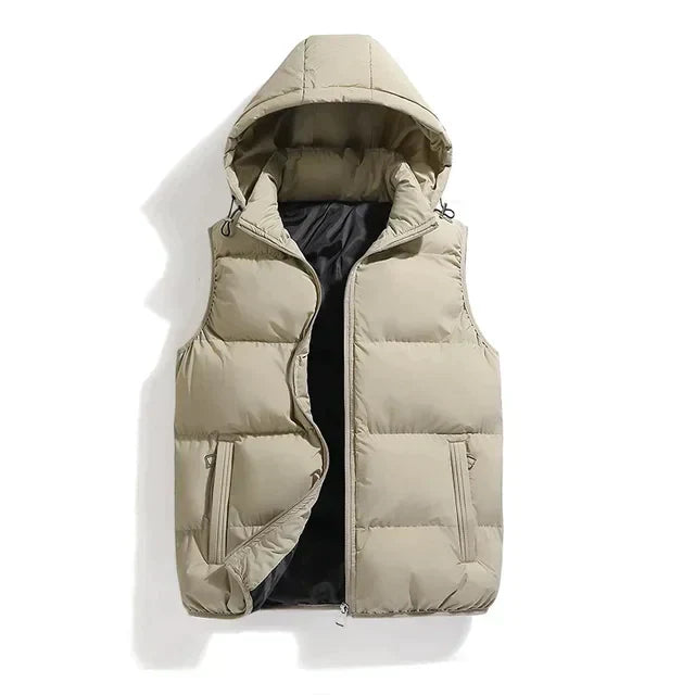 Faustino | Gewatteerde Bodywarmer Met Capuchon