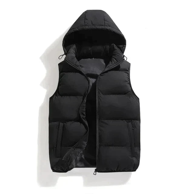 Faustino | Gewatteerde Bodywarmer Met Capuchon