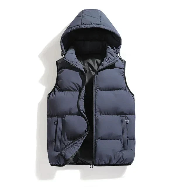 Faustino | Gewatteerde Bodywarmer Met Capuchon