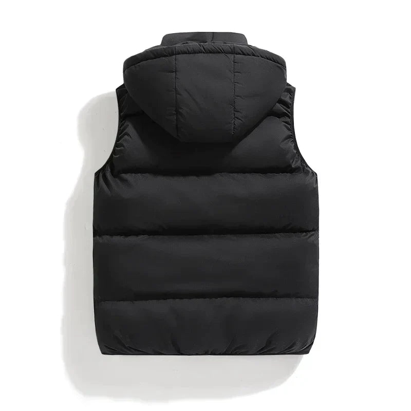 Faustino | Gewatteerde Bodywarmer Met Capuchon
