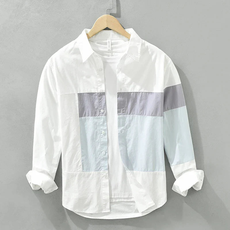 Bravin | Modieus Patchwork Overhemd