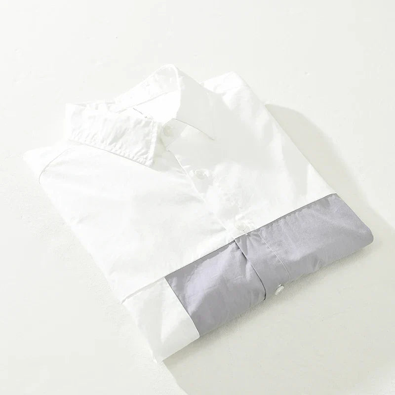 Bravin | Modieus Patchwork Overhemd