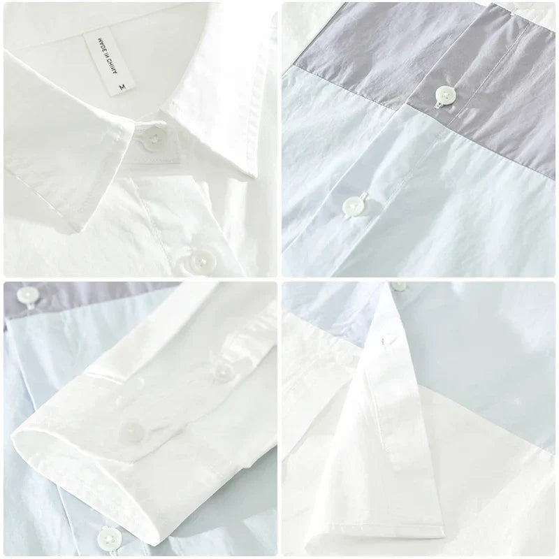 Bravin | Modieus Patchwork Overhemd