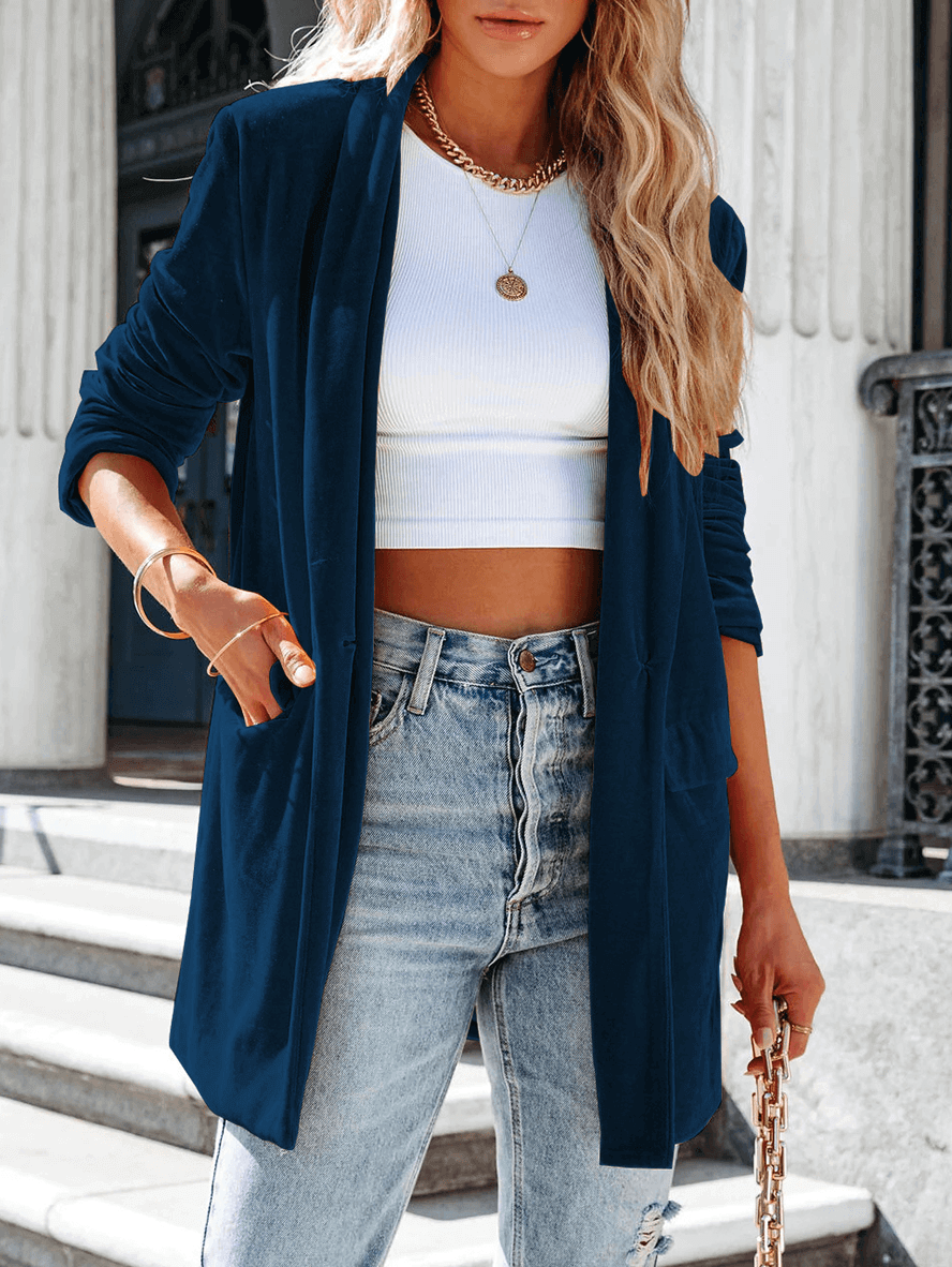 Neely | Stijlvolle Modieuze Mid-lange Blazer