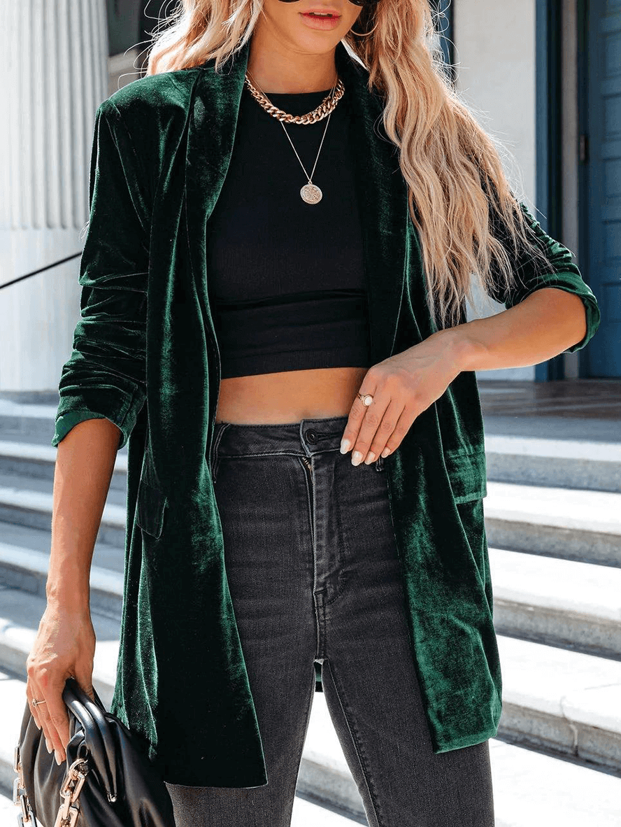 Neely | Stijlvolle Modieuze Mid-lange Blazer