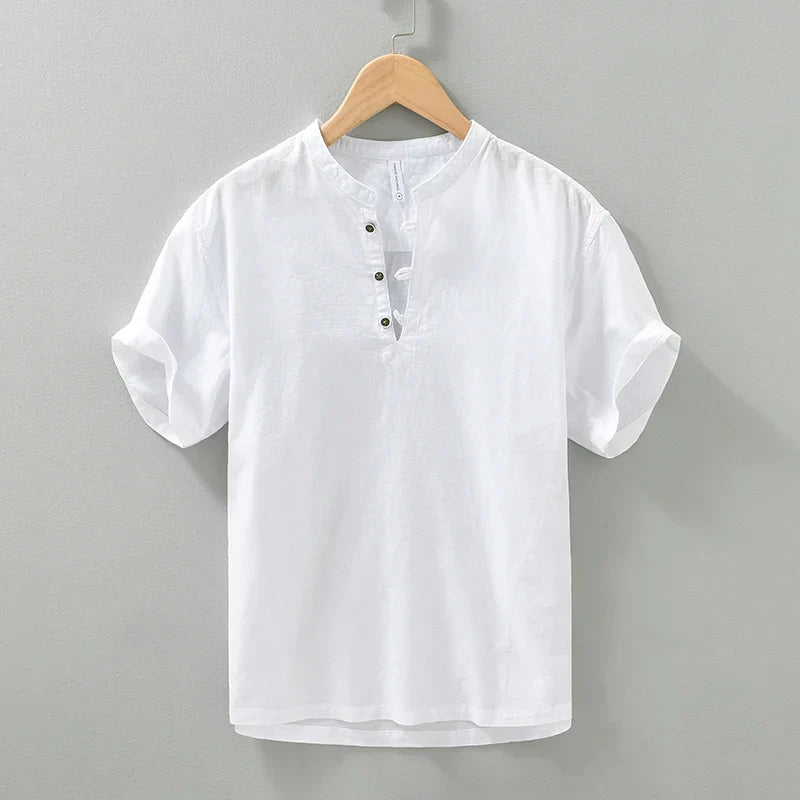 Fane | Casual Henley Overhemd