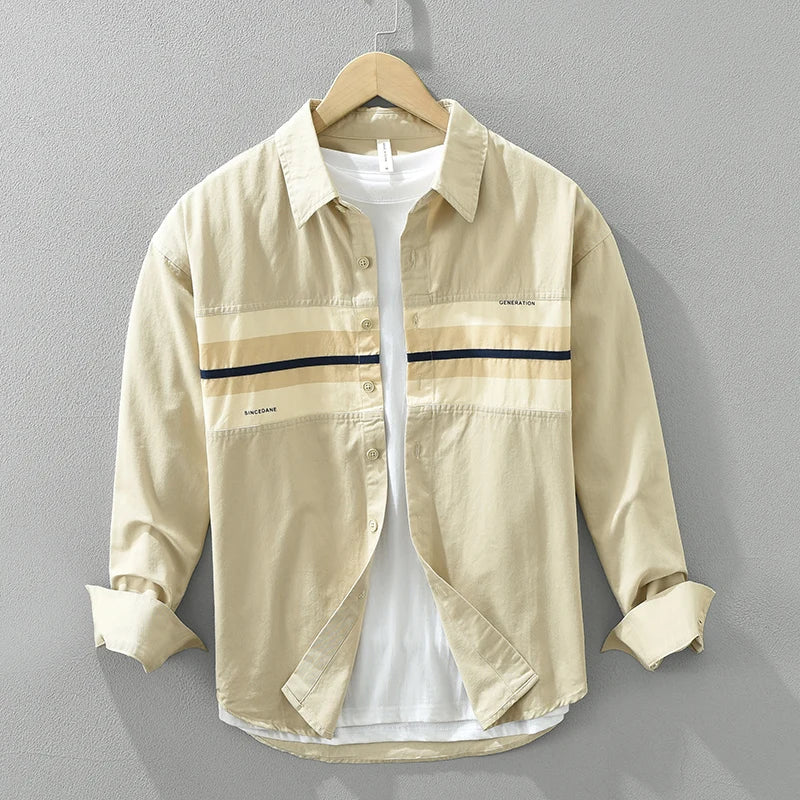 Elior | Casual Patchwork Overhemd