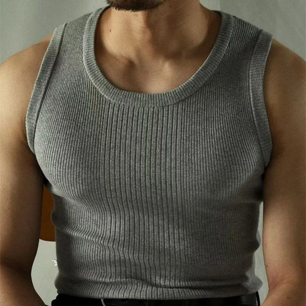 Merric | Casual Geribde Tanktop