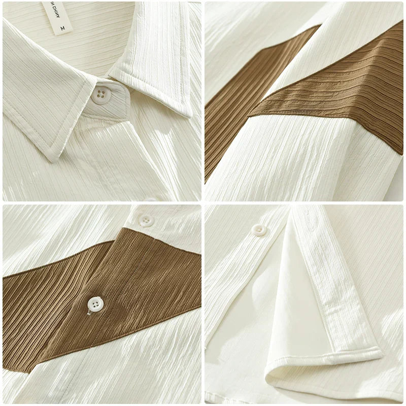 Zalric | Uniek Patchwork Overhemd Ontwerp