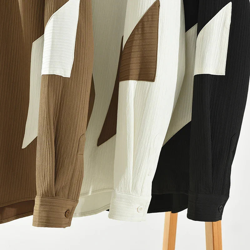 Zalric | Uniek Patchwork Overhemd Ontwerp