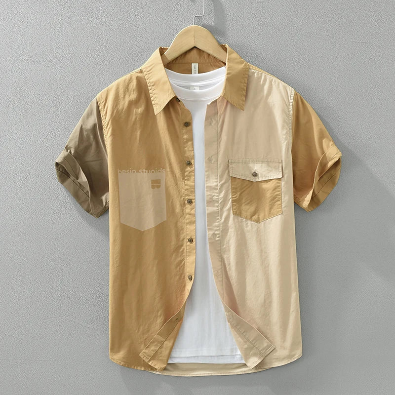 Varon | Casual Patchwork Overhemd