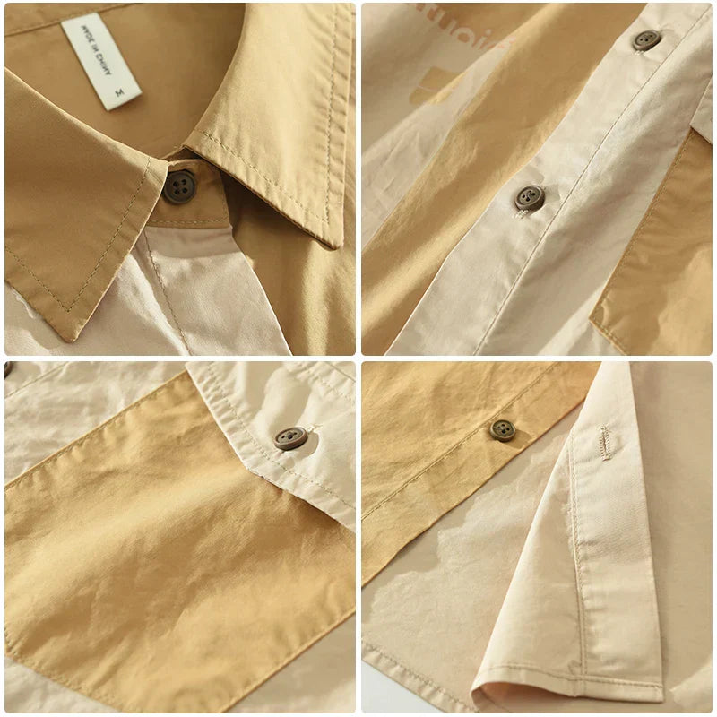 Varon | Casual Patchwork Overhemd