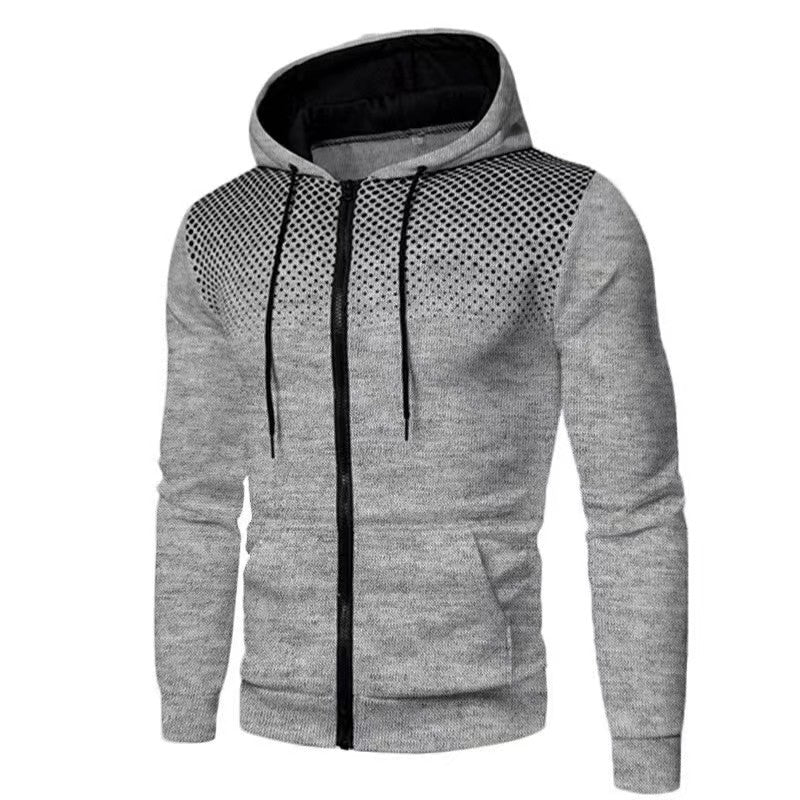 Heren Vest met Capuchon – Slim Fit – Zachte Gebreide Stof – Rits – Casual Stijl