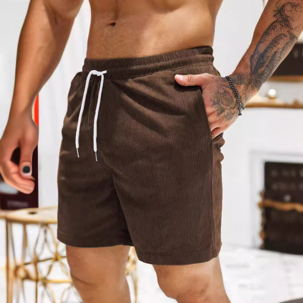 Heren Shorts – Relaxte Pasvorm – Elastische Taille met Trekkoord