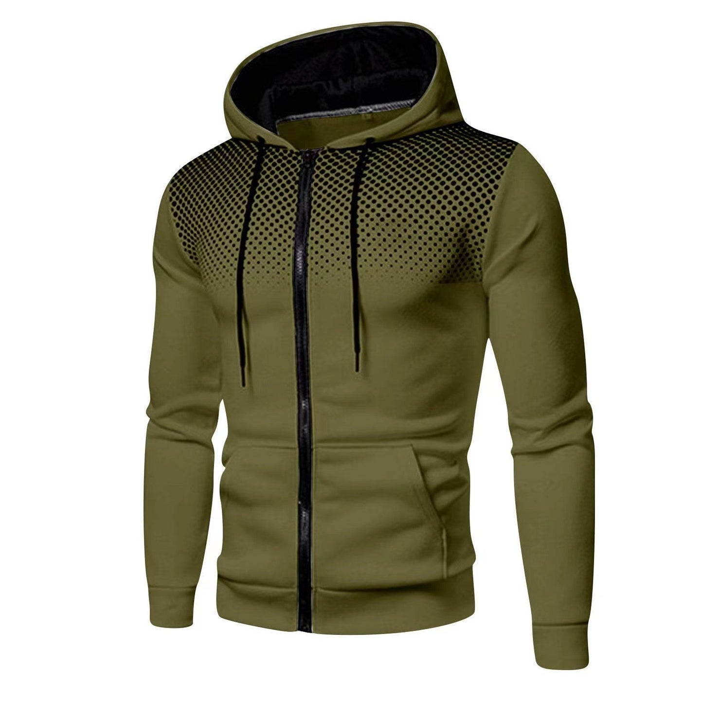 Heren Vest met Capuchon – Slim Fit – Zachte Gebreide Stof – Rits – Casual Stijl