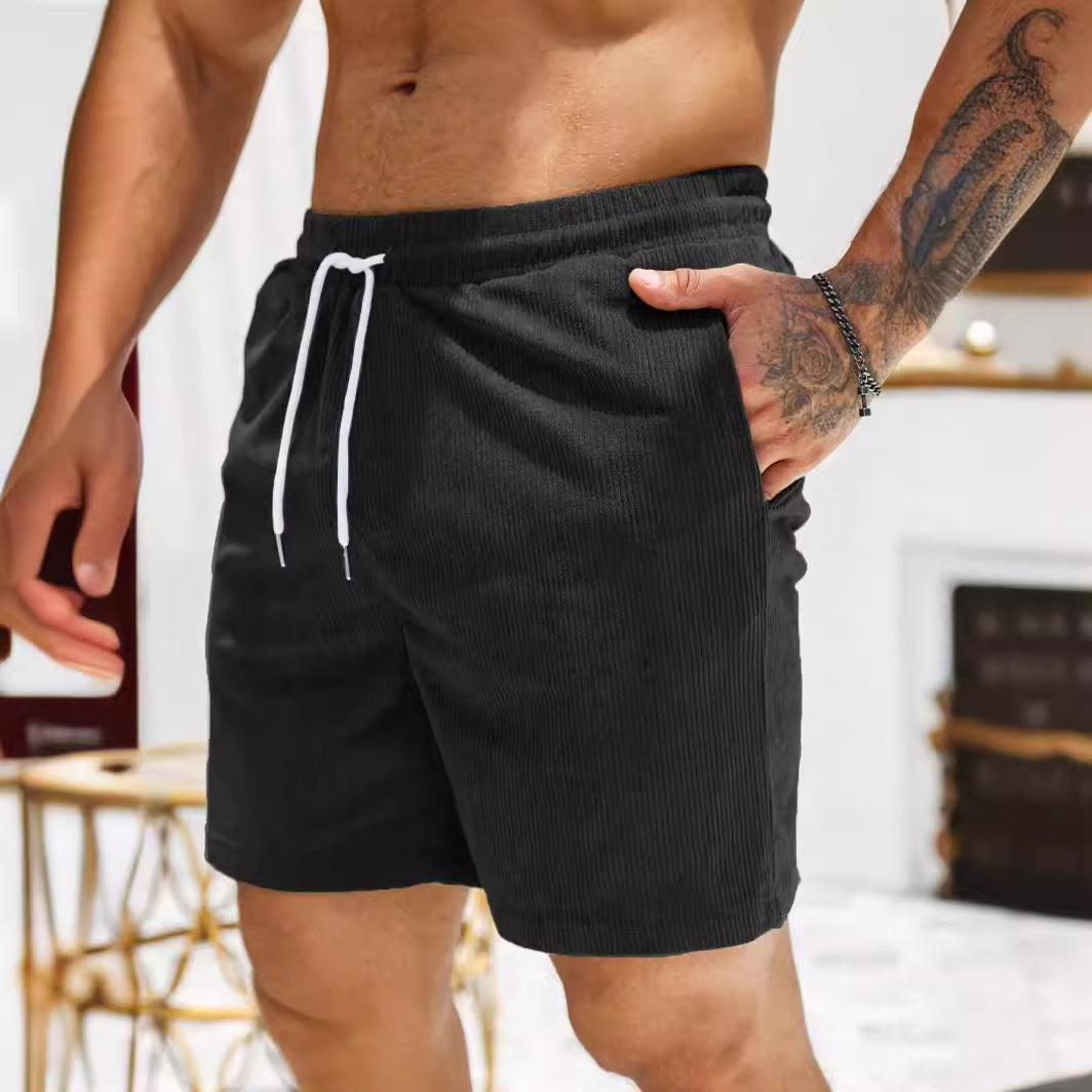 Heren Shorts – Relaxte Pasvorm – Elastische Taille met Trekkoord