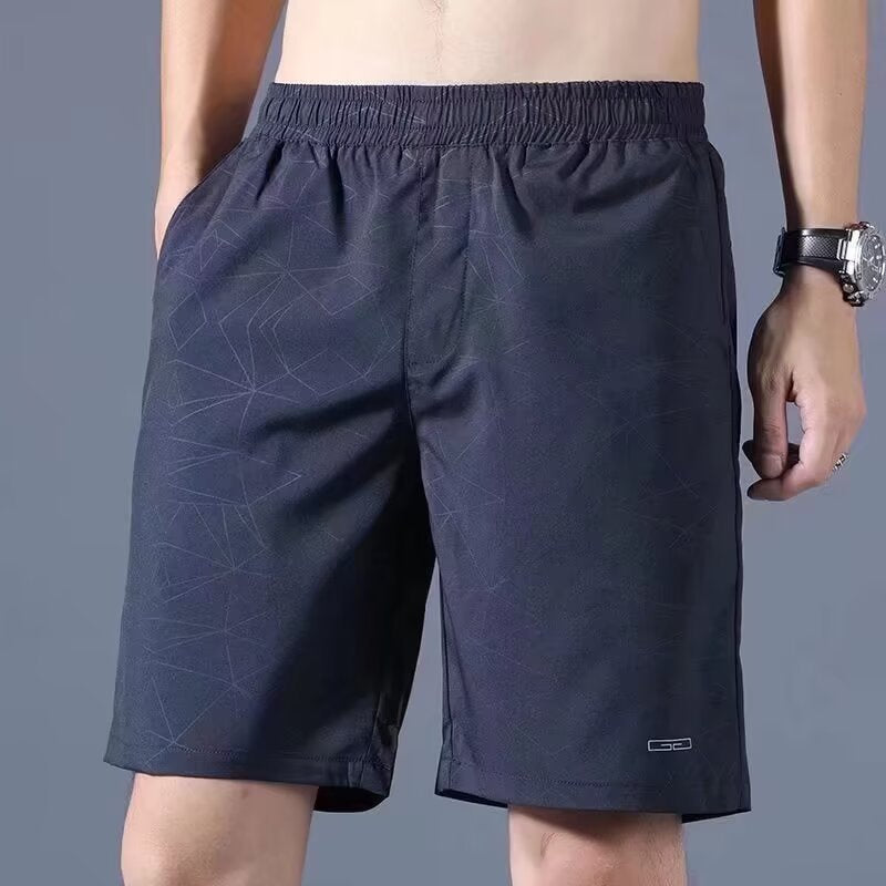 Heren Korte Broek – Relaxte Pasvorm – Ademende Stof – Elastische Tailleband – Zijzakken
