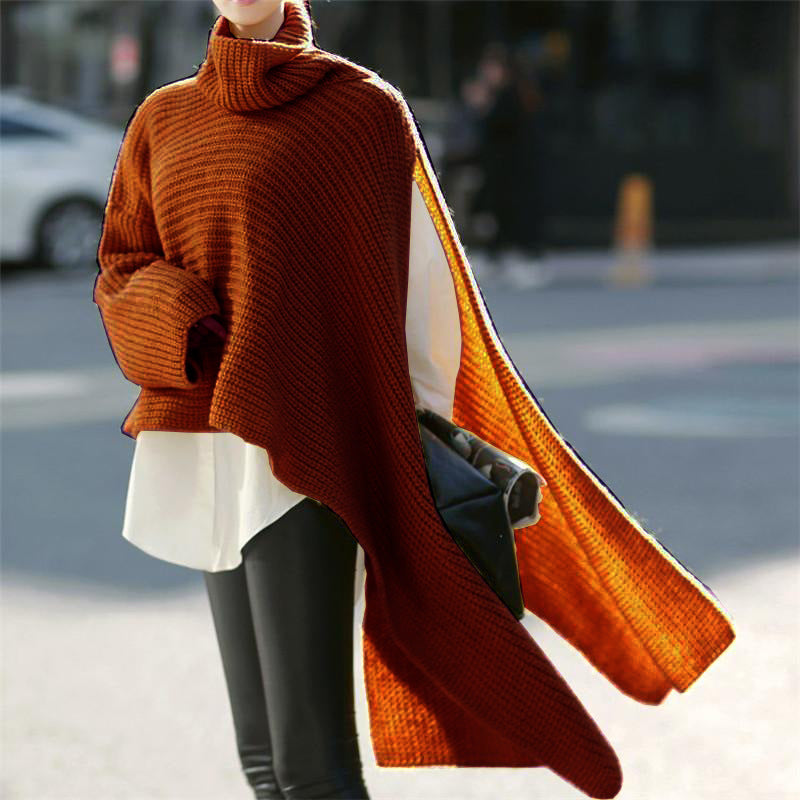 Caya | Stijlvolle Gebreide Poncho Coltrui