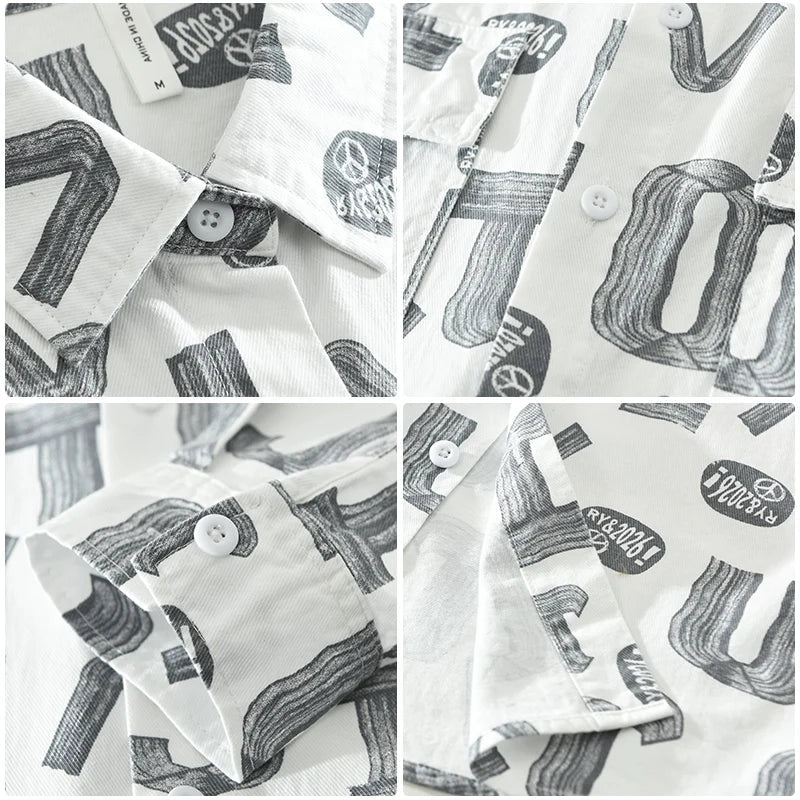 Taren | Gedrukt Patroon Casual Overhemd