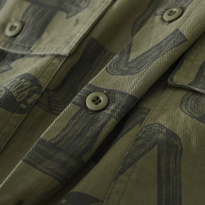 Taren | Gedrukt Patroon Casual Overhemd