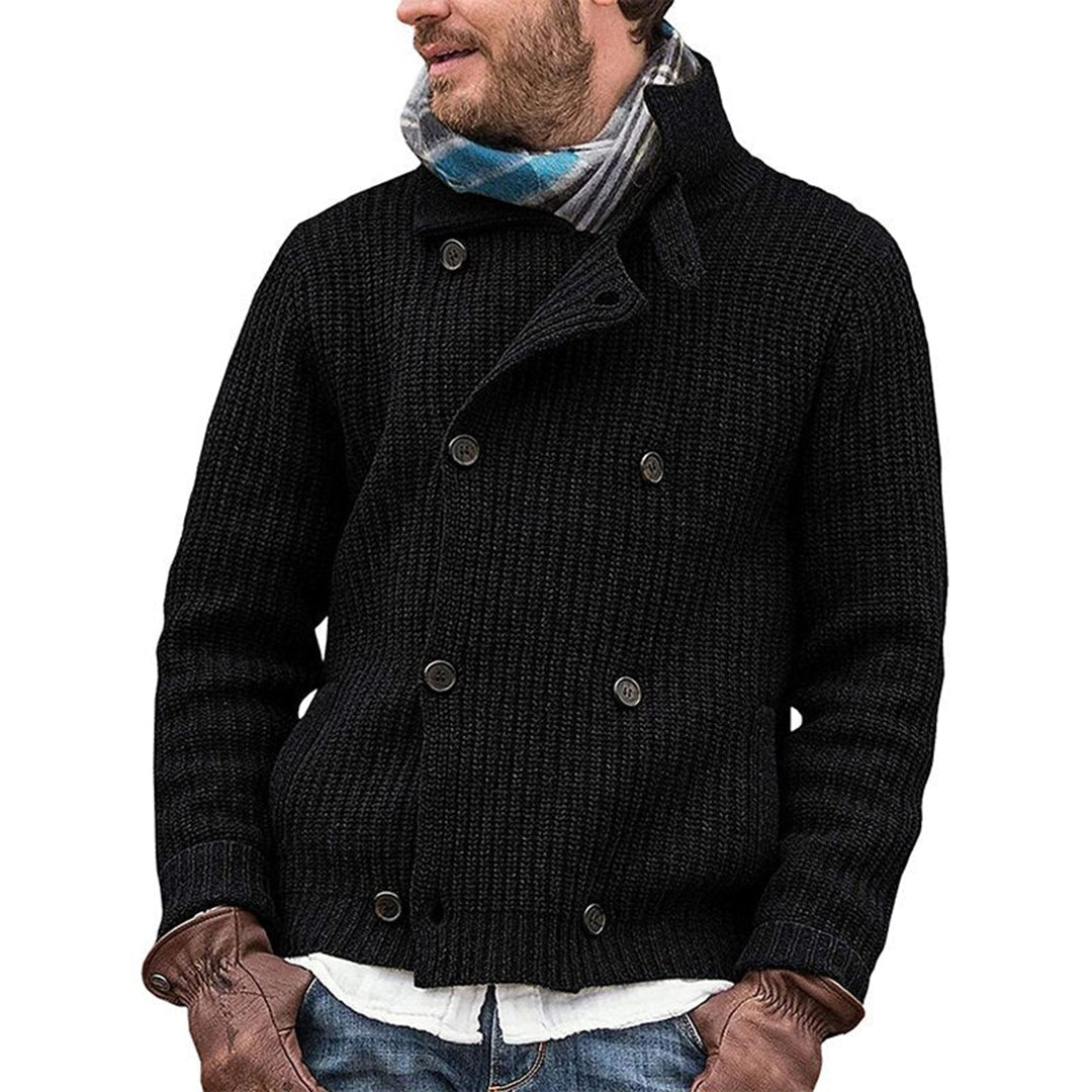 Antonie | Moderne Knoopsluiting Gebreide Trui