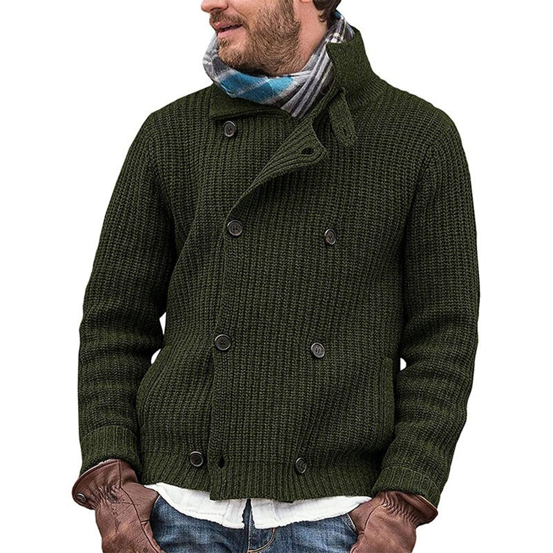 Antonie | Moderne Knoopsluiting Gebreide Trui