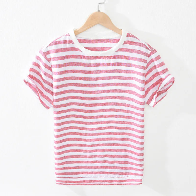 Heston | Gestreept Casual T-Shirt