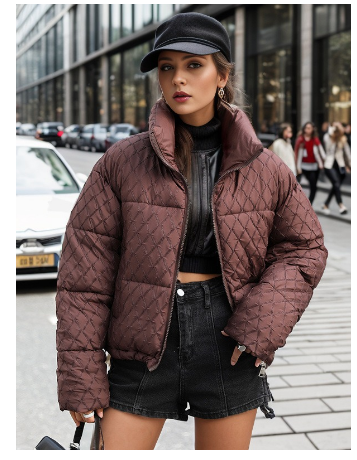 Godelieve | Stijlvolle Puffer Jas Gewatteerd
