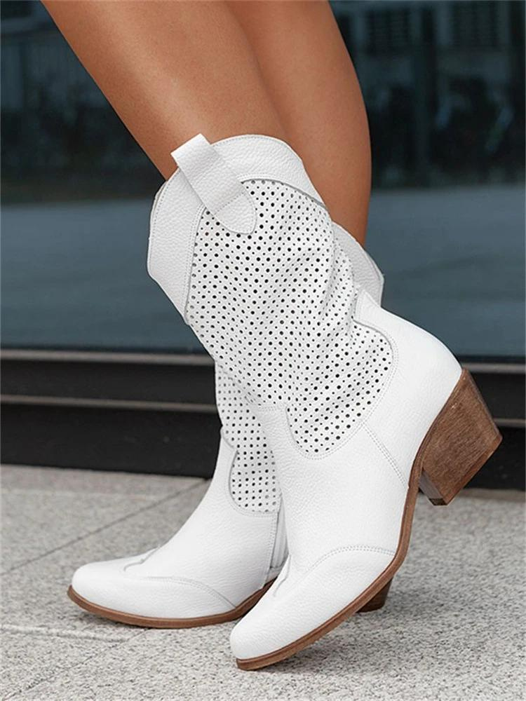 Blythe | Casual Mid-Calf Western Boots