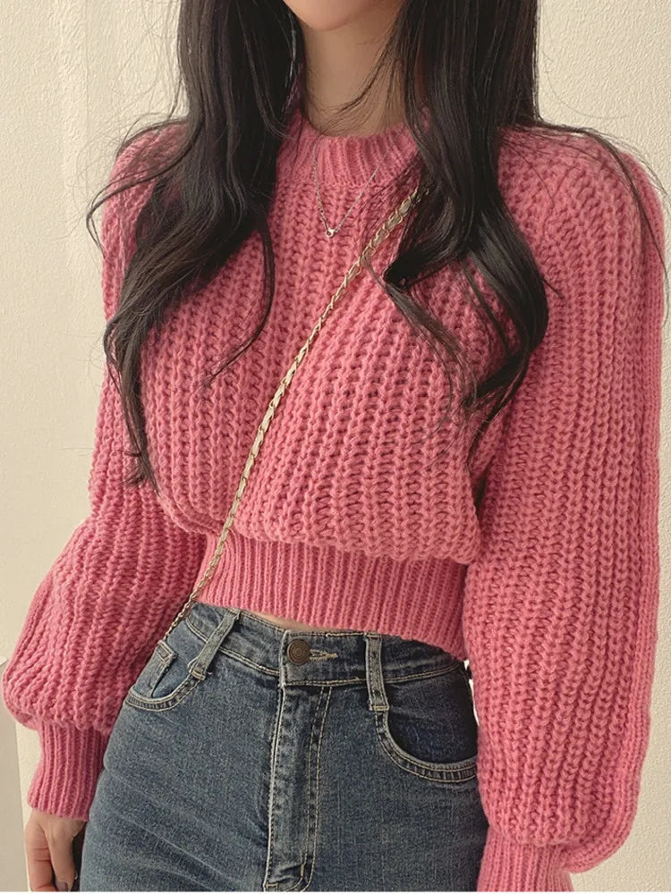 Loulou | Gebreide Cropped Trui