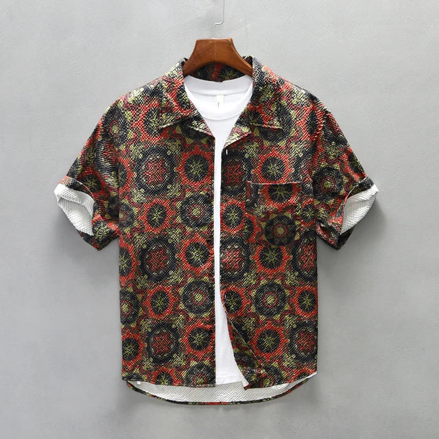 Dagan | Geometrisch Geprint Overhemd